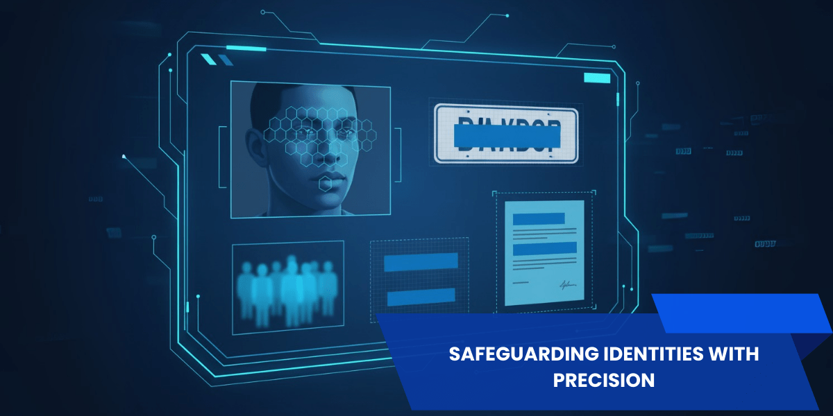 Banner displaying an electronic id with the information of an user